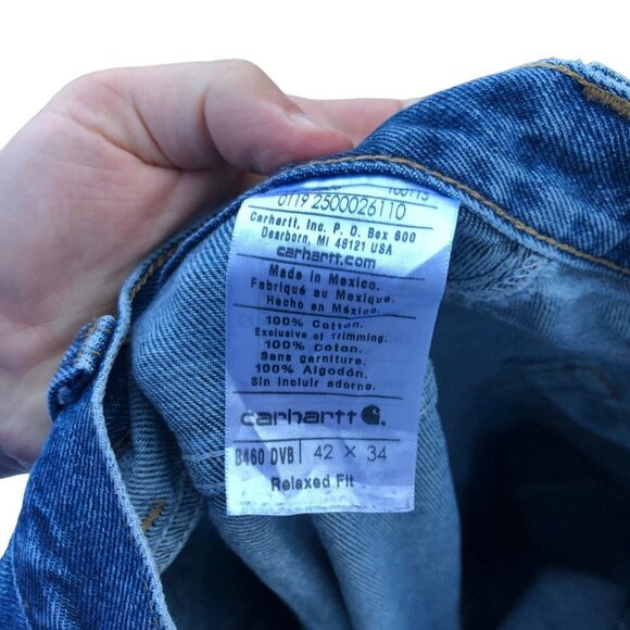 Vintage Carhartt Jeans Size 42 Blue - Picture 4 of 7
